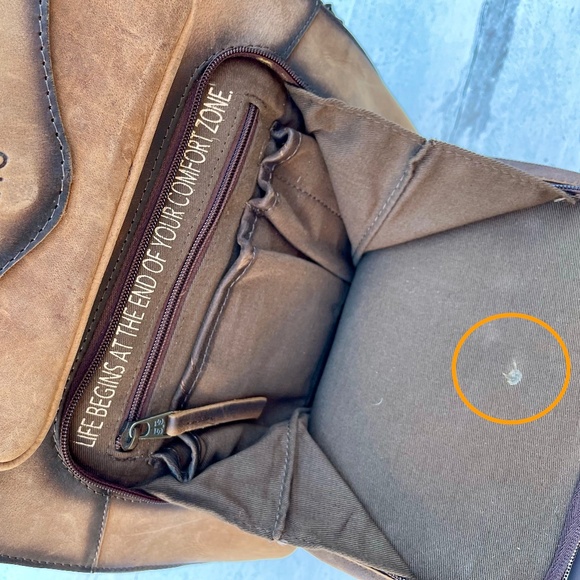 NWT - Sunny Backpack by STS - spot of glue on interior - Picture 4 of 8